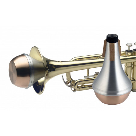Stagg MTR-S3C - Sourdine droite - trompette, partie inférieure en cuivre