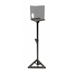 Stagg SMOS-12 SET - Deux supports de moniteur de studio, en acier, plateau inclinable