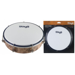 Stagg HAD-008W - Tambour à main accordable en plastique 8''