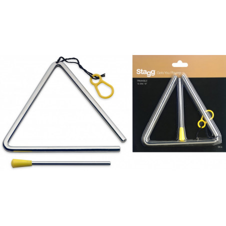 Stagg TRI-6 - Triangle 6'' avec battant