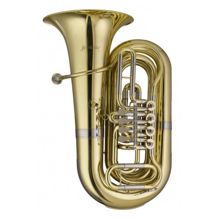 Stagg LV-BT5505 - Tuba basse en Sib à 4 palettes, Compact