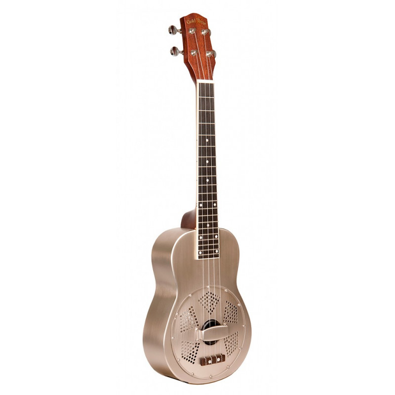 Goldtone RESOUKE TENOR - Ukulele ténor avec résonateur, table en métal (+ housse)