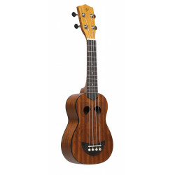 Stagg US-TIKI EH - Ukulele soprano, série Tiki, finition Eh (+ housse)