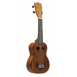 Stagg US-TIKI OH - Ukulele soprano, série Tiki, finition Oh (+ housse)