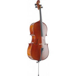 Stagg VNC-1/4 - Violoncelle 1/4 en épicéa massif avec housse