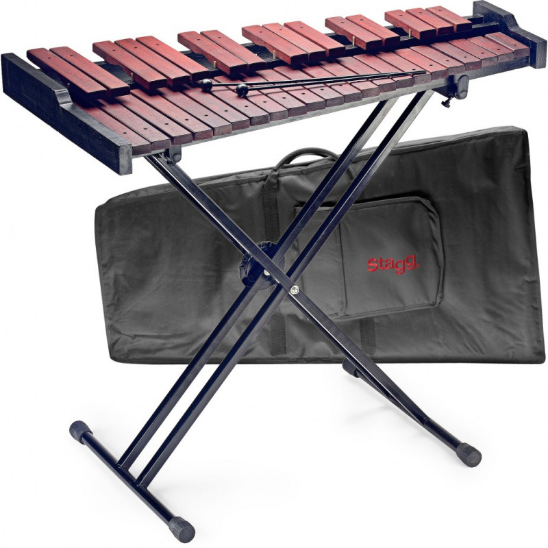 Stagg XYLO-SET 37 - Xylophone 37 touches - avec mailloches et support
