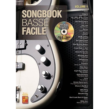 Songbook Basse Facile - Volume 1- Bruno Tauzin