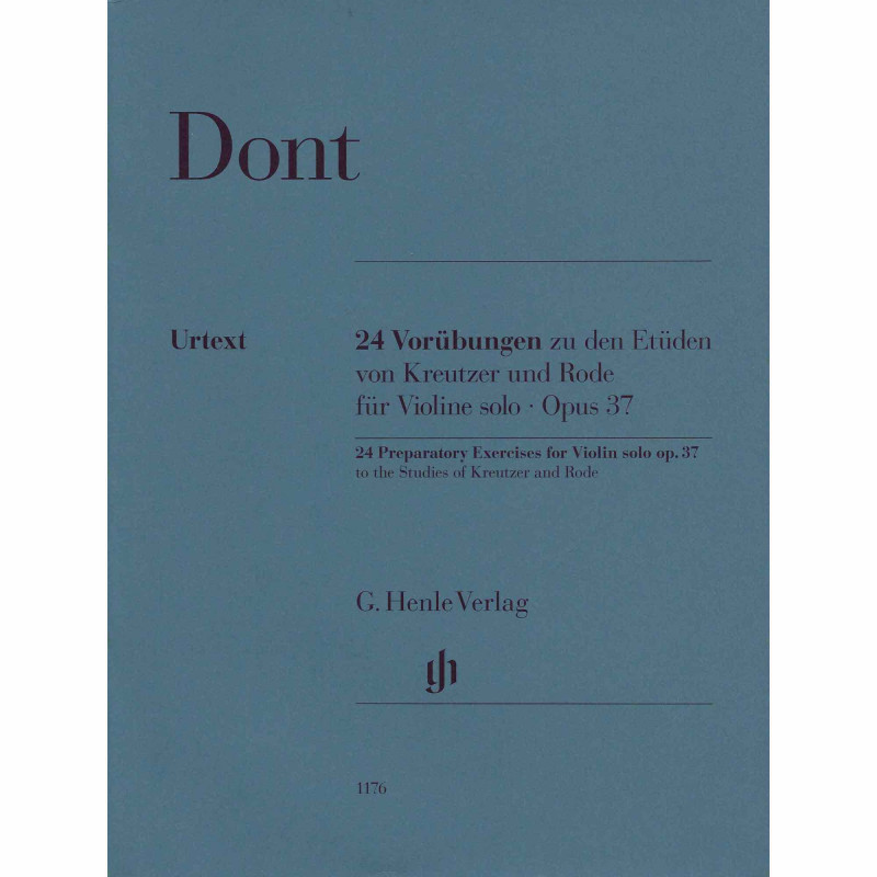 24 Preparatory Exercises Op. 37 - Jakob Dont - Méthode de violon