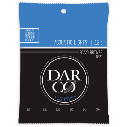 Darco D520 - Jeu cordes acoustiques Light 80/20 - 12-54