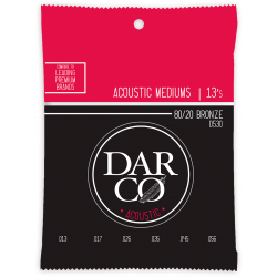Darco D530 - Jeu cordes acoustiques Medium 80/20 - 13-56