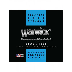 Warwick 40311-M5C -  Black Label Hight C .025-.105 Long Scale Jeu basse