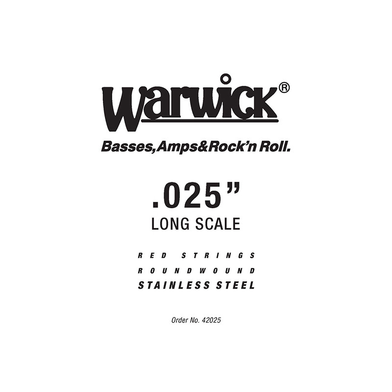 Warwick 42025 -  Red Label .025 Corde basse au détail