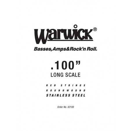 Warwick 42100 -  Red Label .100 Corde basse au détail