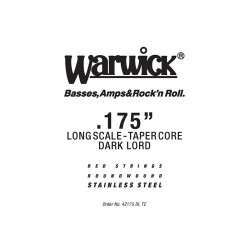 Warwick 42175-TC -  Red Label .175 Taperwound Corde basse au détail
