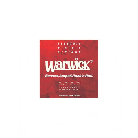 Warwick 42200-M4 -  Red Label Medium .045-.105 Jeu basse