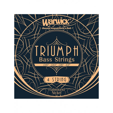 Warwick 44200 -  Triumph Bass .049-.107 Jeu cordes contrebasse