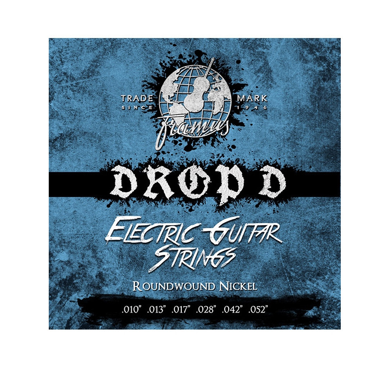 Framus 45250-D -  Blue Label Drop D .010-.052 Jeu cordes éléctriques