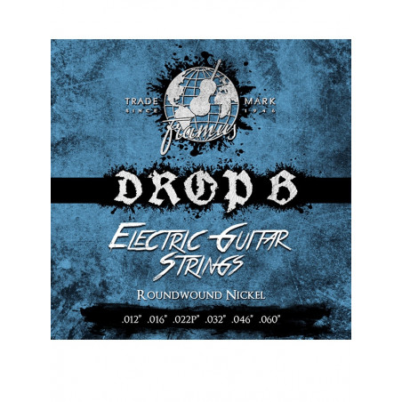 Framus 45270-B -  Blue Label Drop B .012-.060 Jeu cordes éléctriques