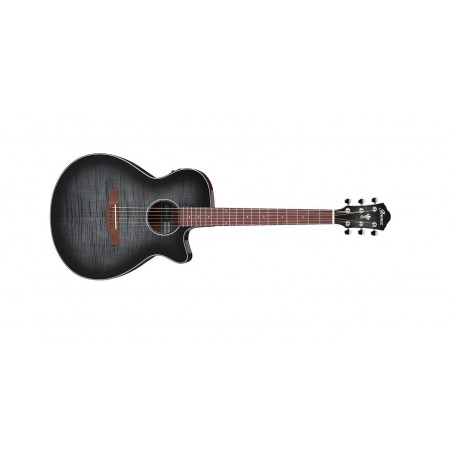 Ibanez AEG70-TCH - Guitare électro-acoustique - Transparent Charcoal Burst High Gloss