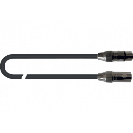 Quiklok ITST-MF-0.5 - Câble microphone Italian Standard XLR 0,5 m