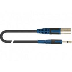 Quiklok RKSM344-9 - Câble microphone RokSolid XLR mâle - jack stéréo 9 m
