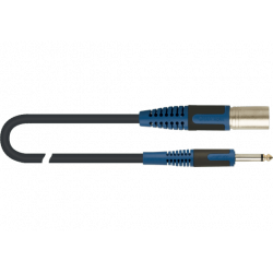 Quiklok RKSM310-5 - Câble microphone RokSolid XLR mâle - jack mono 5 m