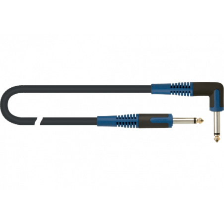 Quiklok RKSI205-9 - Câble instrument RokSolid jack mono droit - coudé 9 m