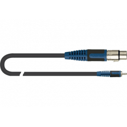 Quiklok RKSA132-2 - Câble audio RokSolid XLR femelle - RCA 2 m