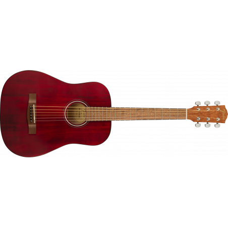 Fender FA-15 Guitare acoustique 3/4 - Red