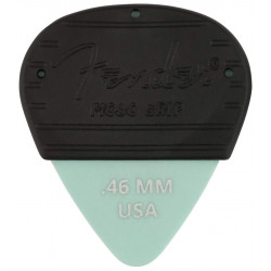 Fender 3 mediators Mojo Grip, Dura-Tone Delrin 0,46 mm - Bleu