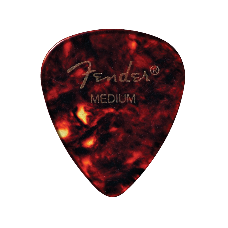 Fender Pack de 12 mediators 451 classic Celluloid, mediums - Tortoise Shell