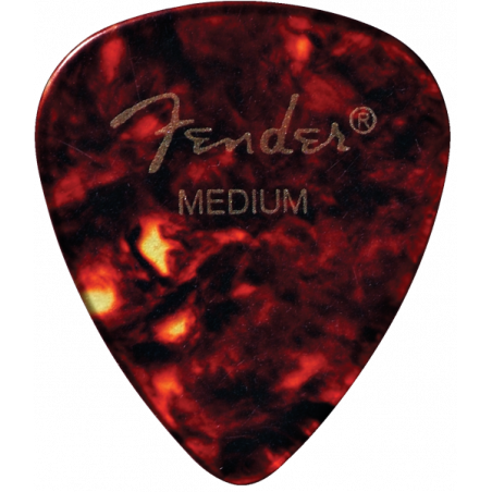 Fender Pack de 12 mediators 451 classic Celluloid, mediums - Tortoise Shell