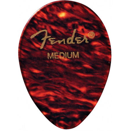 Fender Pack de 12 mediators 354 classic Celluloid, mediums - Tortoise Shell