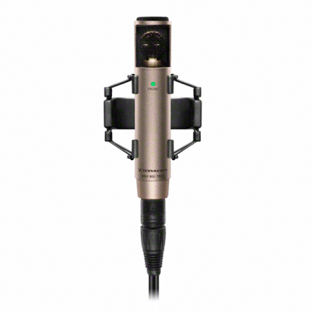 Sennheiser MKH 800 Twin Nx - Microphone électrostatique à condensateur HF, cardioïde x 2, directivité variable