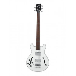 Warwick Star Bass 5 LH - Basse électrique 5 cordes gaucher - Creme White