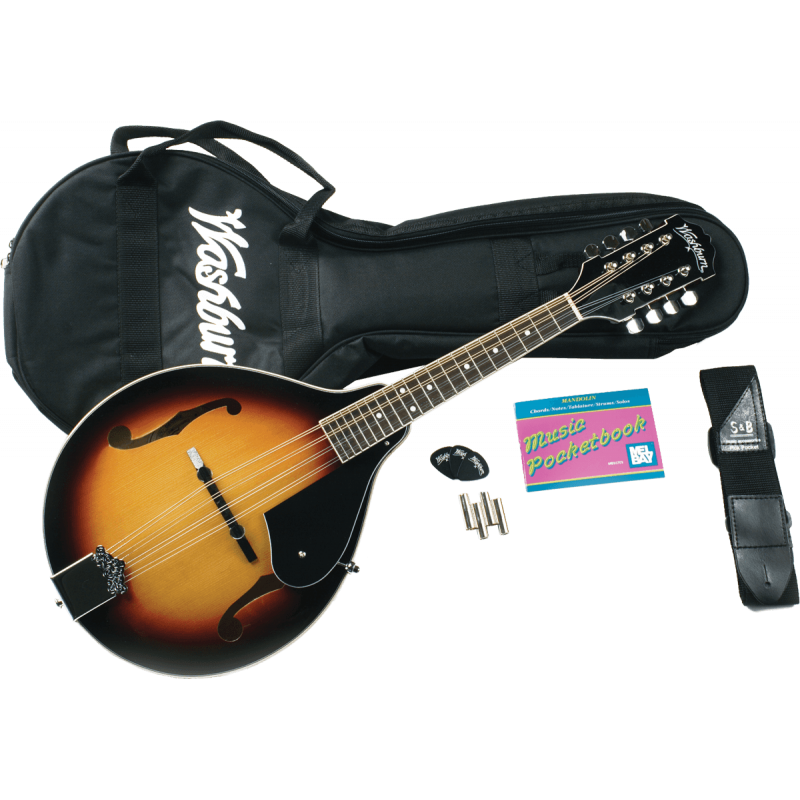 Washburn M1K - Pack mandoline type A + accessoires - Sunburst