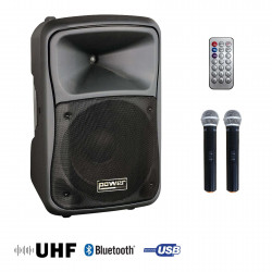 BE 9515 UHF MEDIA - Sono portable MP3+USB+2 micros main UHF