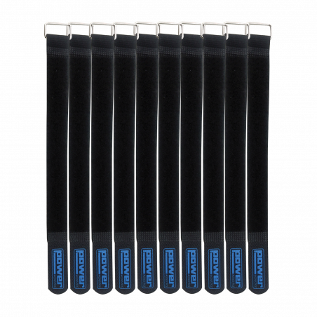 Power Acoustics Velcro - Attaches-câbles velcro (pack de 10)