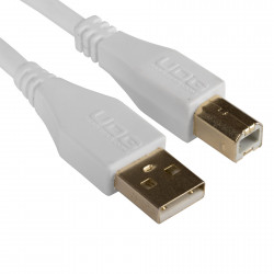 UDG U 95002 Wh - Câble UDG USB 2.0 A-B Blanc Droit 2m