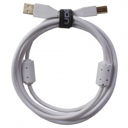 UDG U 95002 Wh - Câble UDG USB 2.0 A-B Blanc Droit 2m