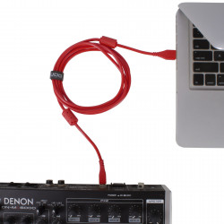 UDG U 95002 Rd - Câble UDG USB 2.0 A-B Rouge Droit 2m