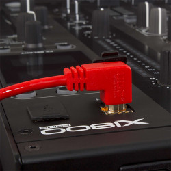UDG U 95005 Rd - Câble UDG USB 2.0 A-B Rouge Coudé 2m
