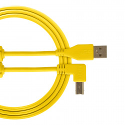 UDG U 95004 Yl - Câble UDG USB 2.0 A-B Jaune Coudé 1m
