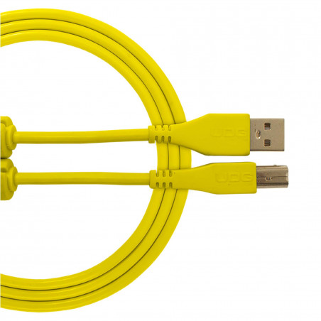 UDG U 95003 Yl - Câble UDG USB 2.0 A-B Jaune Droit 3m