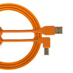 UDG U 95004 Or - Câble UDG USB 2.0 A-B Orange Coudé 1m