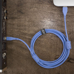 UDG U 95003 Lb - Câble UDG USB 2.0 A-B Bleu Droit 3m