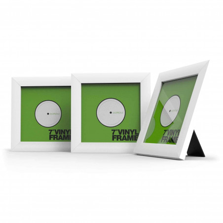 Glorious Dj Vinyl Frame Set 7'' White - Pack de 3 cadres vinyles - Blanc