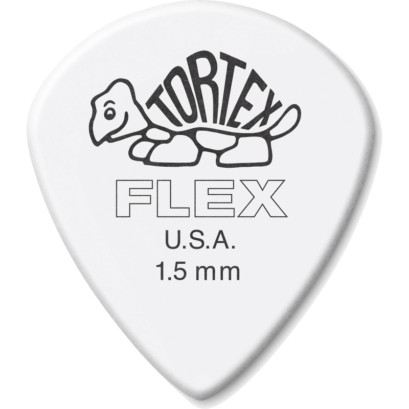 Dunlop 468R150 - Médiator Tortex Flex Jazz III 1,50mm à l'unité
