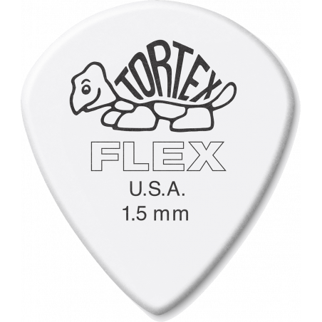 Dunlop 468R150 - Médiator Tortex Flex Jazz III 1,50mm à l'unité