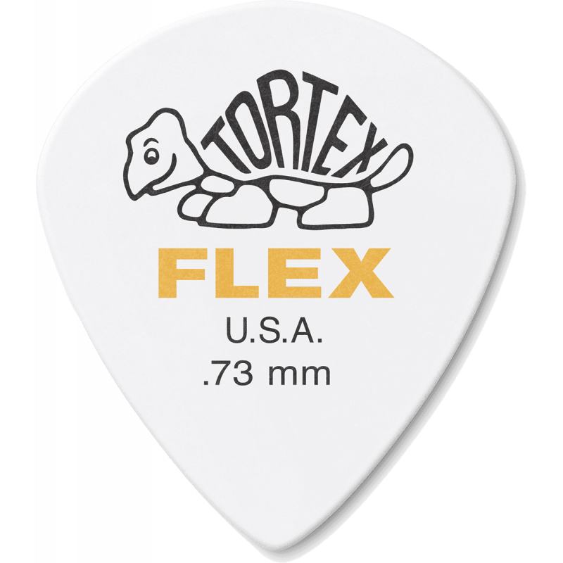 Dunlop 468R073 - Médiator Tortex Flex Jazz III 0,73mm à l'unité